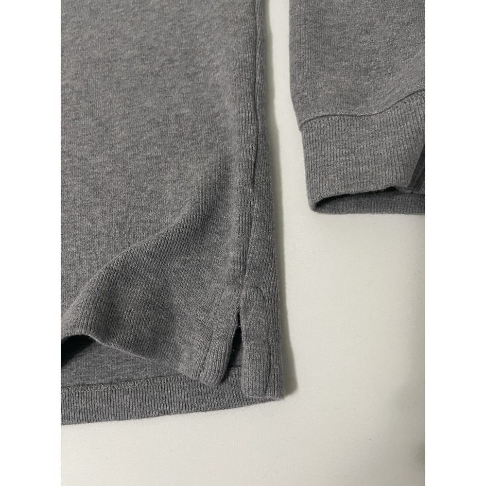 Polo Ralph Lauren‎ Sweater Mens Large Gray Cotton Knit Preppy 1/4 Zip Blue Pony - Picture 7 of 7